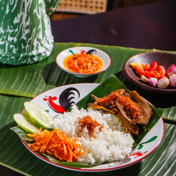 Nasi Lidah Sambal Bawang